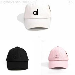 2023 new Al Snapbacks Duck Tongue Hat Men's and Women's Large Shows Small Face Versatile Baseball Outdoor Sports Trend Sun Shield 4PKA