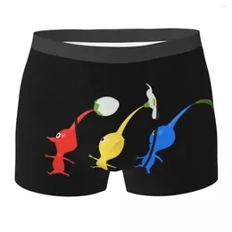 Underpants Boxer Shorts Pikmin Running Panties Men's Soft Underwear For Homme Man Boyfriend Gift