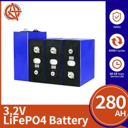 3.2V 280AH Lifepo4 Battery 270AH Rechargeable Lithium Iron Phosphate Battery DIY 12V 24V 48V Solar Cell For Golf Cart EV