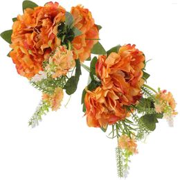 Decorative Flowers Artificial Peony With Long Stem Simulation Flower Decors Decorations Bouquet Party Indoor Scene Bouquets Wedding