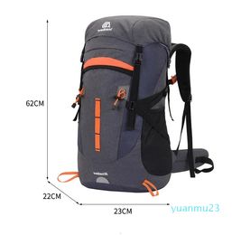 Backpacking Packs Mountaineering Bag Male 22 Waterproof and Breathable Outdoor Backpack Night Reflection Hiking Camping Outdoor Travel Bag 230410