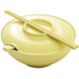 Bowls Spaghetti Container Ramen Bowl Chopsticks Japanese Soup Porcelain Salad Pasta Noodle Lid Mixing