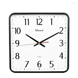 Wall Clocks Modern Clock Large Living Room Square Watch Home Decor Silent Sweep Movement Relogio De Parede Gift FZ293