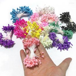 Decorative Flowers 90/800pcs 5mm DIY Artificial Foam Flower Stamen Mini Pearl Plastic Home Decoration Christmas Accessories