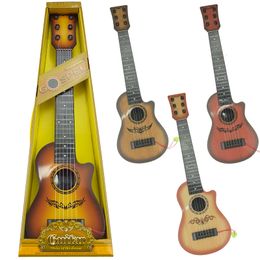 Drums Percussion 6 Strings Classical Guitar Steel Strings Beginners Toy Guitar Children Ukulele Kids Musical Instrument For Boy Girl Gift 230410