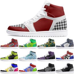 new winter Customized Shoes 1s DIY shoes Basketball Shoes damping male 1 Women 1 Anime Customized Trend Versatile Outdoor Shoes