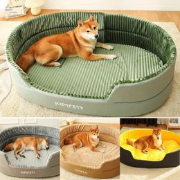 kennels pens Big Bed Pet Sleeping Bes Large Dogs Accessories Pet Items Pet Medium Waterproof Cushion Mat Supplies Kennel Products Home Garden 231110