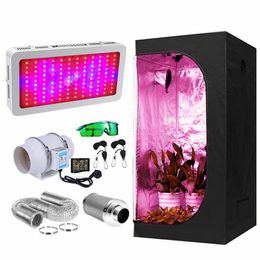 Led grow light Grow Tent box 4/5/6 Inch Fan Activated carbon Philtre grow Set FGrow Tent Room Complete Kit Hydroponic Growing System