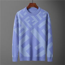 Men's designer Spring Women's sweater Long sleeve jumper Crewneck cartoon knit high-end jacquard knit sweater coat top Men's wardrobe of professional sweaters B29