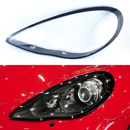 Car Front Headlight Glass Headlamp Transparent Lampshade Lamp Shell Auto Lens Cover For Porsche Panamera 2010 2011 2012 2013