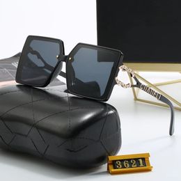 Fashion Classic Designer Sunglasses For Men Women Sunglasses Luxury Polarized Pilot Oversized Sun Glasses UV400 Eyewear PC Frame Polaroid Lens S3621