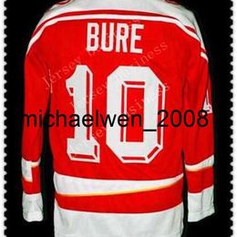 Weng 2016 #10 PAVEL BURE ICE HOCKEY JERSEY CCCP RUSSIA white/red, all name and number is stitched,custom Ice hockey any sizes