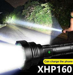 Flashlights Torches Super 160 Most Powerful Led Rechargeable Torch Light 90 High Power Tactical Flash 70 Usb Hand Lamp8520534