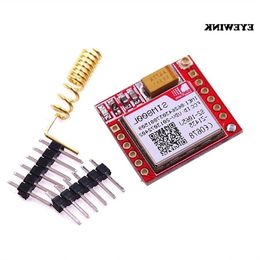 Freeshipping 10PCS Smallest SIM800L GPRS GSM Module MicroSIM Card Core BOard Quad-band TTL Serial Port Nblom