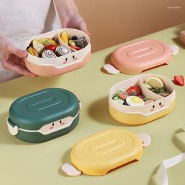 Dinnerware Sets 780ml Cartoon Lunch Box For Kids School Children Colourful Anime Bento Lunchbox Container Storage Bowl