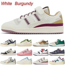 Cream Yellow Designer Forum 84 low Men Casual Shoes 84s Collegiate Green Slide White Brown Designer Sneakers Trainers