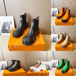 Top Quality Luxury Designers Chelsea hiking shoes thick-soled Desert Boots Women's Mountain wear-resistant Ankle boots Martens Motorcycle boots