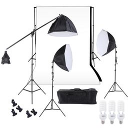 Photography Studio Lighting Kit Softbox Photo Studio Video Equipment Backdrop Cantilever Light Stand Bulbs Carrying Bag Xiswb