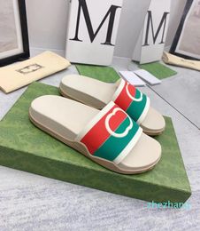 2023-slide sandal Designer Men Women Sandals with Correct Flower Dust Bag Shoes snake print Summer Wide Flat Sandal Slipper Interlocking Sandals Size35-44