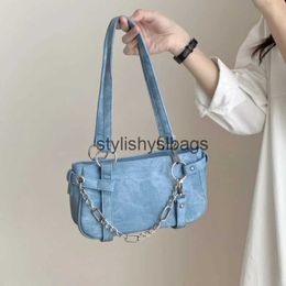 Shoulder Bags Handbags Large Capacity Denim Ladies Shoulder Bag Fashion Female Underarm Bags Retro Design Women's Tote Handbagsstylishyslbags