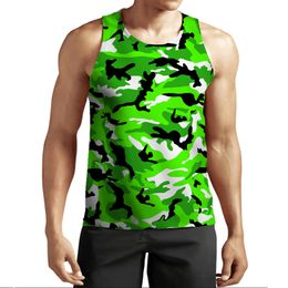 New 3D Printing Camouflage Tank Top Fashion Men Women Tracksuits Crewneck Vest Plus Size S-6XL Harajuku 004