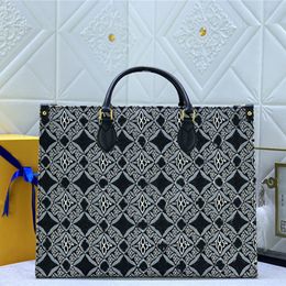 Designer bags Luxury ONTHEGO GM Hand Tote Bag Since 1854 Jacquard Black M57207 M57185 Bordeaux Jacquard Textile Handbag Luis