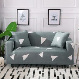 Chair Covers Personalised Triangle Printed Sofa CoverL Shaped Chaise Elastic Cover Cushion Big Sofas Funda Elastica