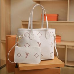 luxurys designers bags Womens handbags designer handbags 2pcs/set Women shoulder bags high quality letter print leather tote bag women purse large handbags