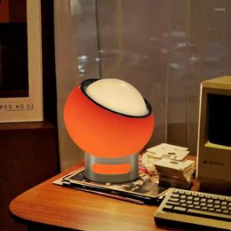 Table Lamps Nordic Simple Protein Orange Lamp LED Glass Night Light Home Atmosphere Decor Living Room Bedroom Decorative