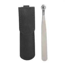 Makeup Sponges Nose Hair Tweezers Bladeless Round Head Trimming Simple Cleaning Waterproof Stainless Steel For Travel