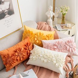 Pillow Croker Horse 30x50cm Throw Lumbar Cover - Luxury Flower Series Couch Without Core For Living Room Sofa Car