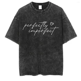 Women's T Shirts Perfectly Shirt Inspirational Tees Motivational Vintage Clothes Christian Faith Religious Tee Perfect Clothing L