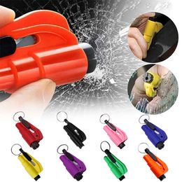 New Safety Auto Glass Window Breaker Seat Belt Cutter Life-Saving Car Emergency Escape Hammer Survival Whistle