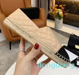 Casual Shoes Woman Designers Knitting Fisherman Canvas Fashion hand made shoe