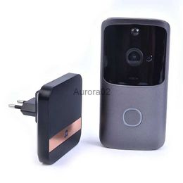 Doorbells Wireless WiFi Video Doorbell Smart Door Intercom Security 720P Camera Bell YQ231111