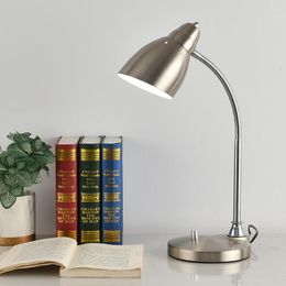 Table Lamps Eye Protection Metal Plating El Apartment Bedside Lamp High-end Export Children Office Study Bedroom