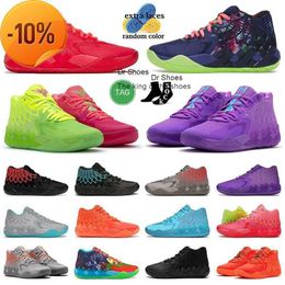 MBNEW 2023 Mb 01 lamelo ball basketball shoes mens big size 12 all red lamelos rick and mortys mb.01 mb1 green gold black blue winter fashion
