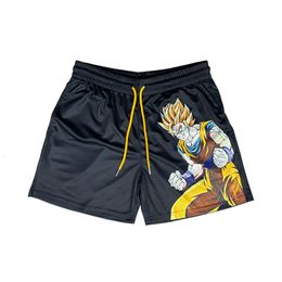 Men's Shorts Anime Mesh Jogging Shorts Men Women Casual Sports Breathable Beach Shorts Summer Fiess GYM Quick-dry Basketball Shorts c7