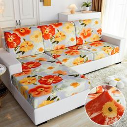 Chair Covers Elastic Printing Sofa Cushion For Living Room Chaise Longue Luxury Corner L Shape Furniture Seat Slipcovers