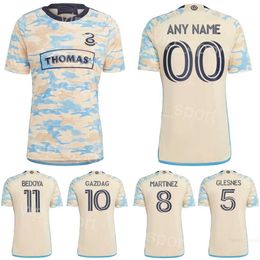 Philadelphia Union Soccer Jersey 9 Julian Carranza 10 Daniel Gazdag 27 Kai Wagner 5 Jakob Glesnes 31 Leon Flach 8 Jose Martinez ELLIOTT Football Shirt Kits 2023/2024