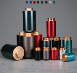 XXXL Aluminium Alloy Tobacco Cans Jars Storage Box Case Tea Metal Jewellery Stash Smoking Tools 7 Colour 45*70mm/60*120mm/80*150mm
