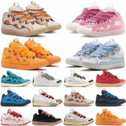 Schnürschuh Designer-Sneaker aus Mesh-Gewebe im Stil der 90er Jahre, außergewöhnliches geprägtes Leder, Lavins, Bordsteinkante, Kalbsleder, Gummi, Herren Damen, Nappa, Plateausohle, Lavina-Logo, Größe 46