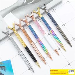 wholesale Nordic style reindeer shape signature ballpoint creative advertising gift metal pen