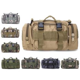 Backpacking Packs 3L Outdoor Military Tactical backpack Molle Assault SLR Cameras Backpack Luggage Duffle Travel Camping Hiking Shoulder Bag 3 Use 230410