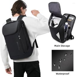 Backpack High Quality Slim Laptop Men 15.6 Inch Office Work Business Bag Unisex Black Male Women Mochila