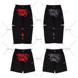 Men's Shorts Letter Printing Wide Leg Casual Shorts Men Vintage Gym Shorts Women American Style Y2K Harajuku High Waist Casual Loose Shorts 230411