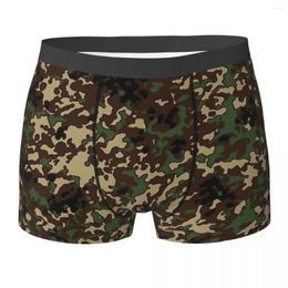 Underpants Boxer Flecktarn Camouflage Panties Male Comfortable Underwear Shorts For Homme Man Boyfriend Gift