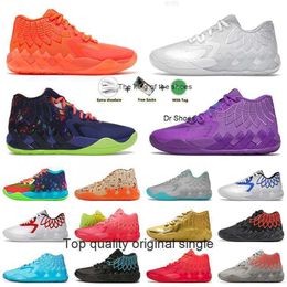 MB2022 Mens Lamelo Ball MB 01 Basketball Shoes Rick And Morty Red Green Men Trainers Galaxy Purple Blue Grey Black Queen Buzz City Melo Galaxy