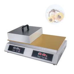 Double Plate Commercial 110V 220V Souffle Maker Snacks Machine Copper Pan Rapid Heating Fluffy Pancake Baker Souffle Machine