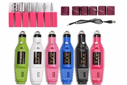 Professional electric nail drill manicure polishing tool set 20000RPM nail file ceramic nail drill4434736